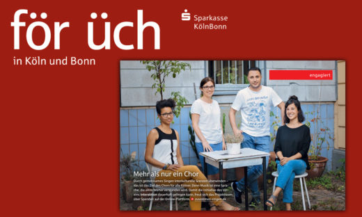 "Zusammen Singen" im Kundenmagazin der Sparkasse KölnBonn